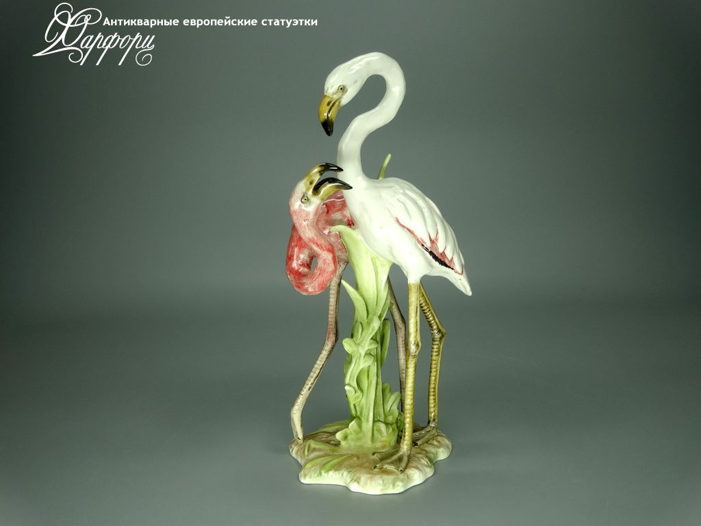 Купить фарфоровую статуэтку Goebel Пара фламинго